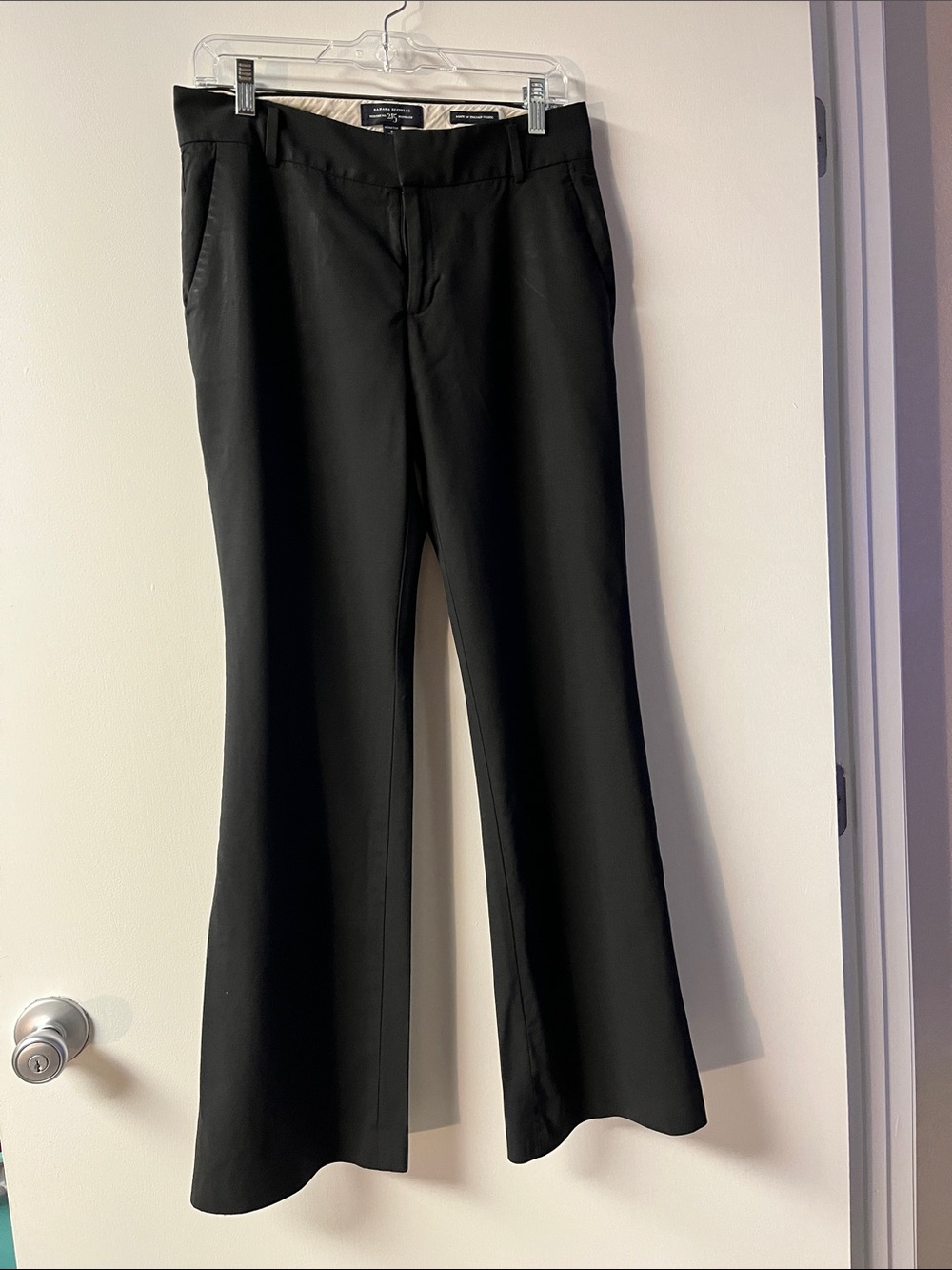 Black Ladies Dress Pants - Classic Tailored Fit